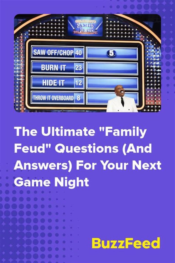 76 Family Feud Questions and Answers for Your Next Game Night