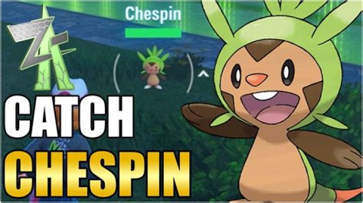 Can Chespin evolve?