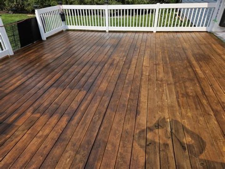 Can you stain brown pressure treated lumber