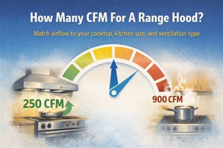 How many CFM hood do I need