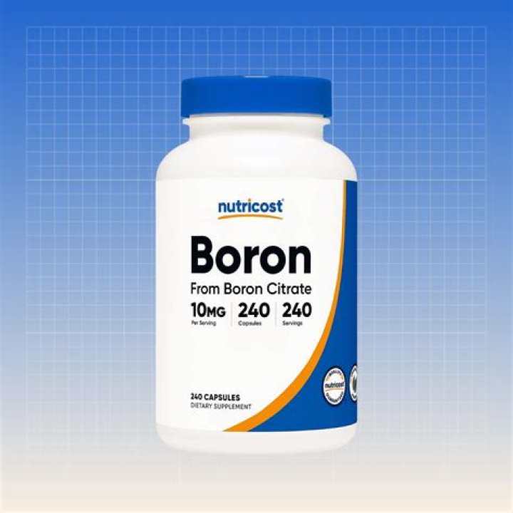 How many mg of boron should I take daily