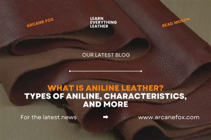 What is aniline top grain leather