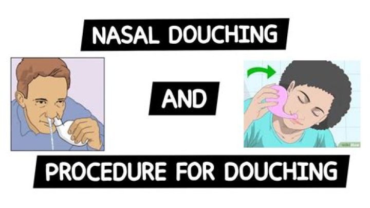 What is douching in medical terms