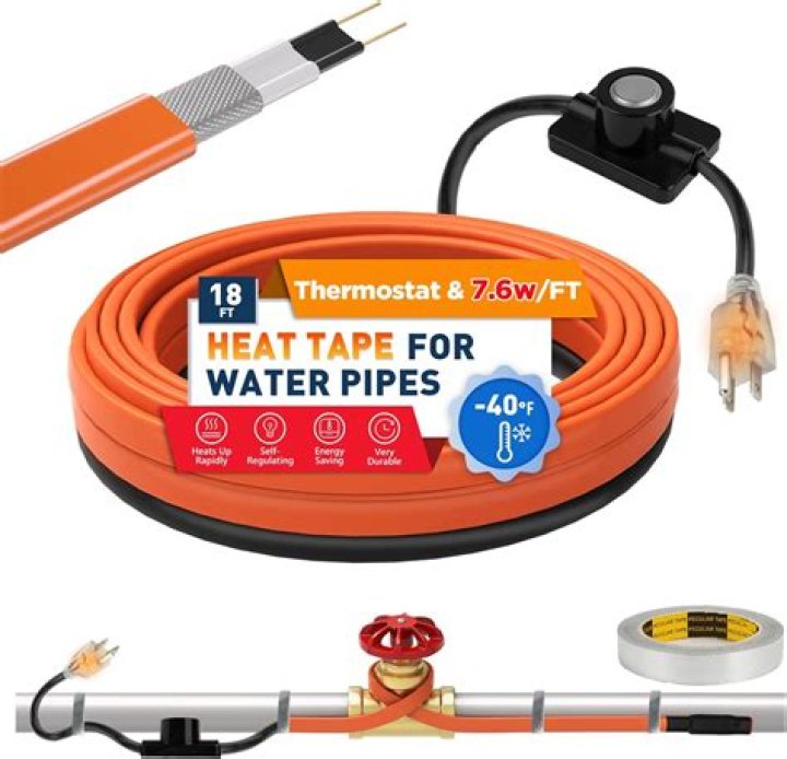 What is heat tape for water pipes