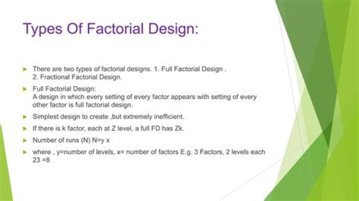 What is level in factorial design
