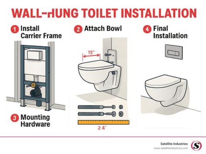 What is needed for toilet install