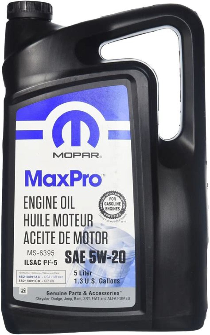 What oil does Mopar recommend