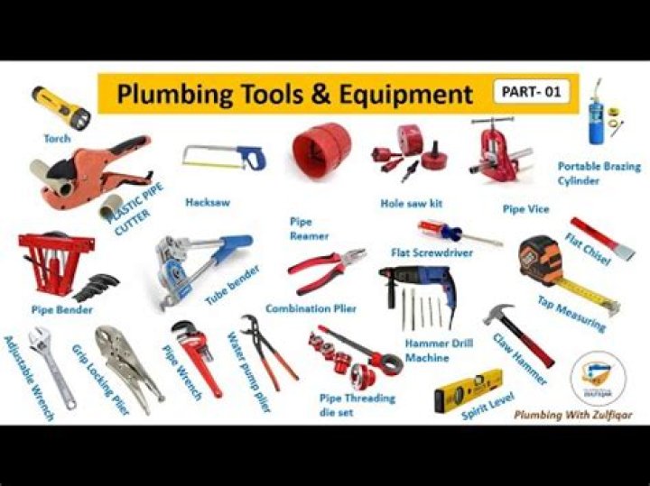 What tools does a plumber use