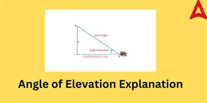 Whats the angle of elevation